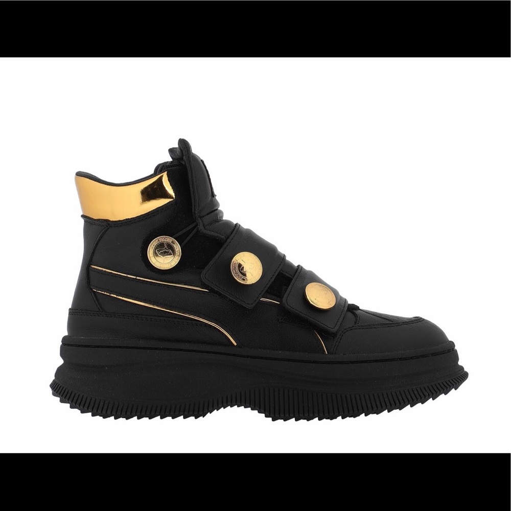 Balmain x Puma leather sneakers